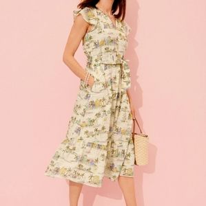 Talbots Size 14, scenic Caracao dress